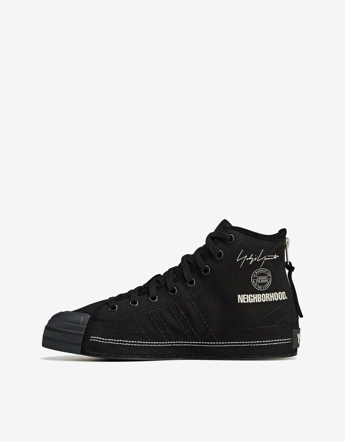 Y-3 x Neighborhood Nizza Hi Black Trainers JP6454