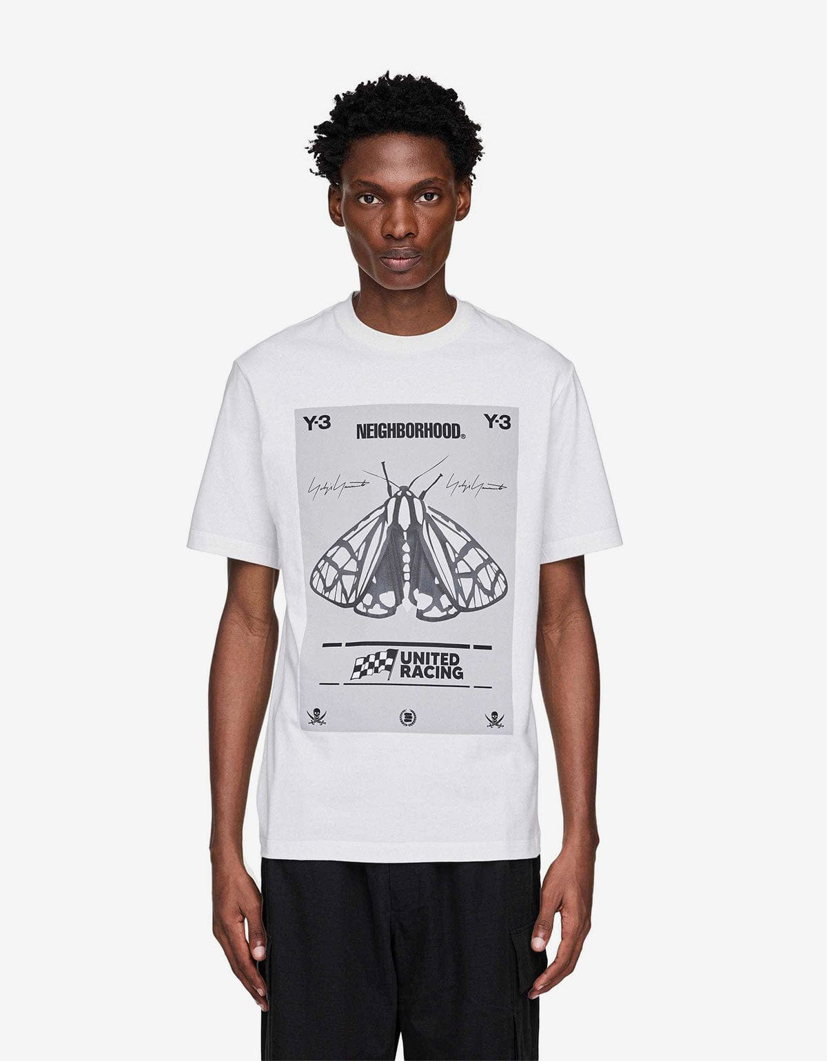 Y-3 NBHD White Graphic T-Shirt JX7437
