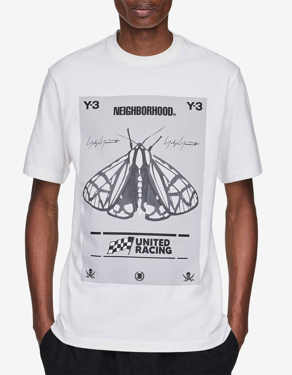 Y-3 NBHD White Graphic T-Shirt JX7437
