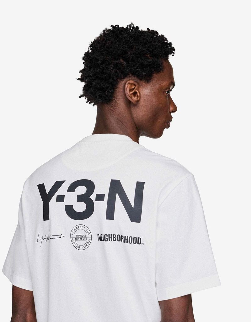 Y-3 NBHD White Graphic T-Shirt JX7437