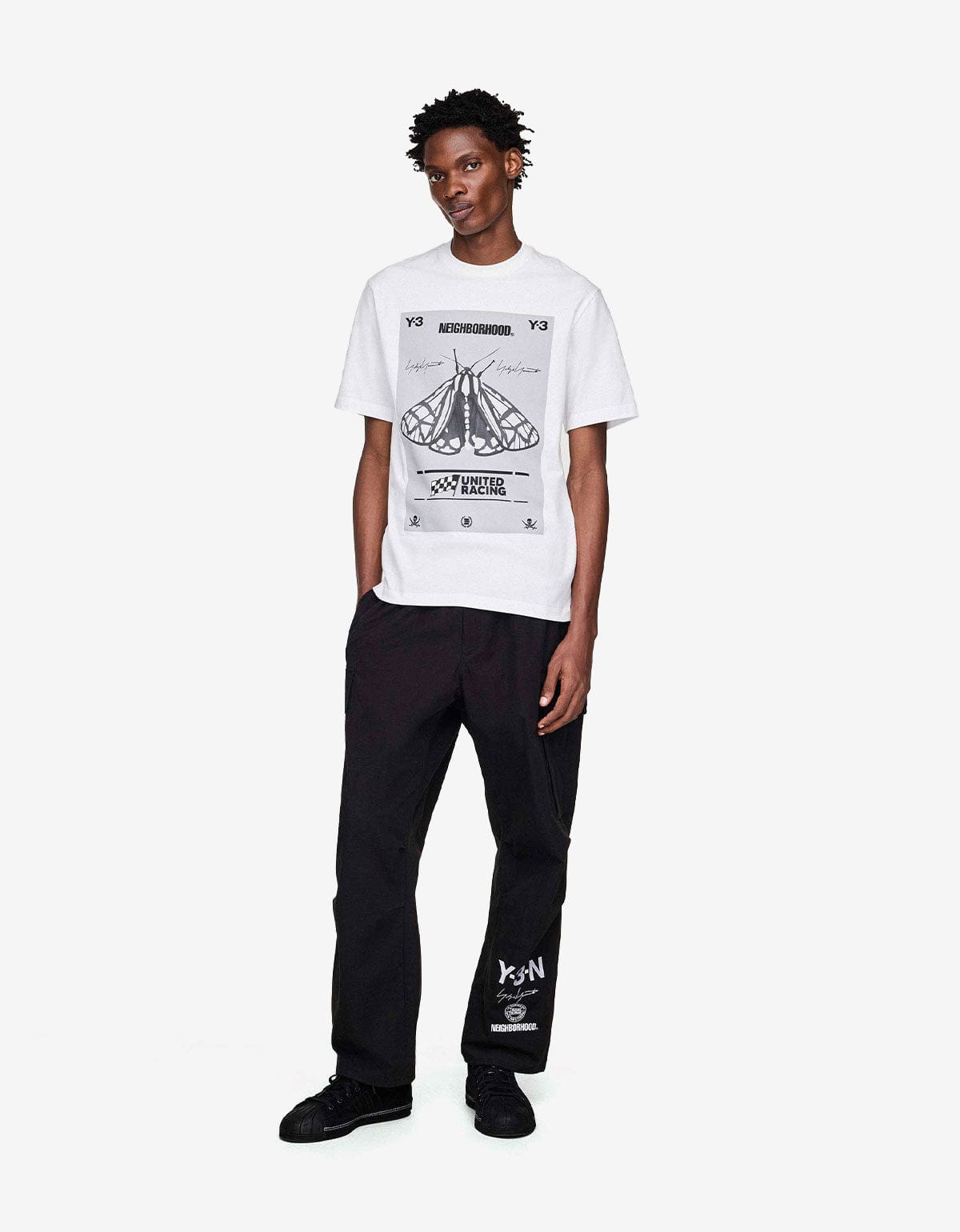 Y-3 NBHD White Graphic T-Shirt JX7437
