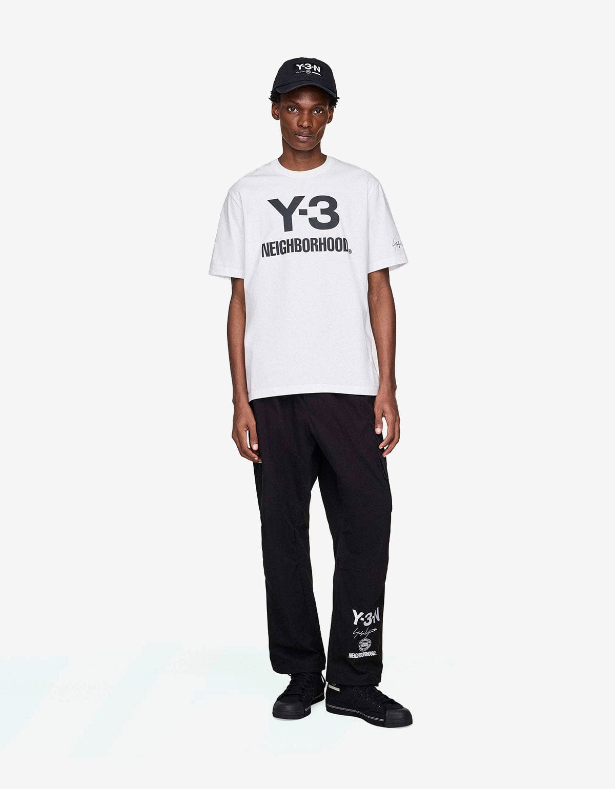 Y-3 Neighborhood White Logo T-Shirt – Zoo Fashions