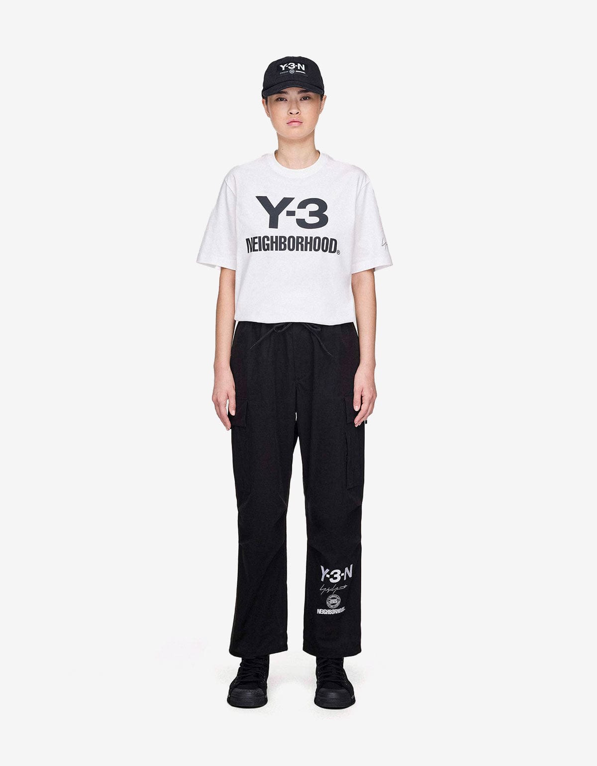 Y-3 NBHD White Logo T-Shirt JX7449