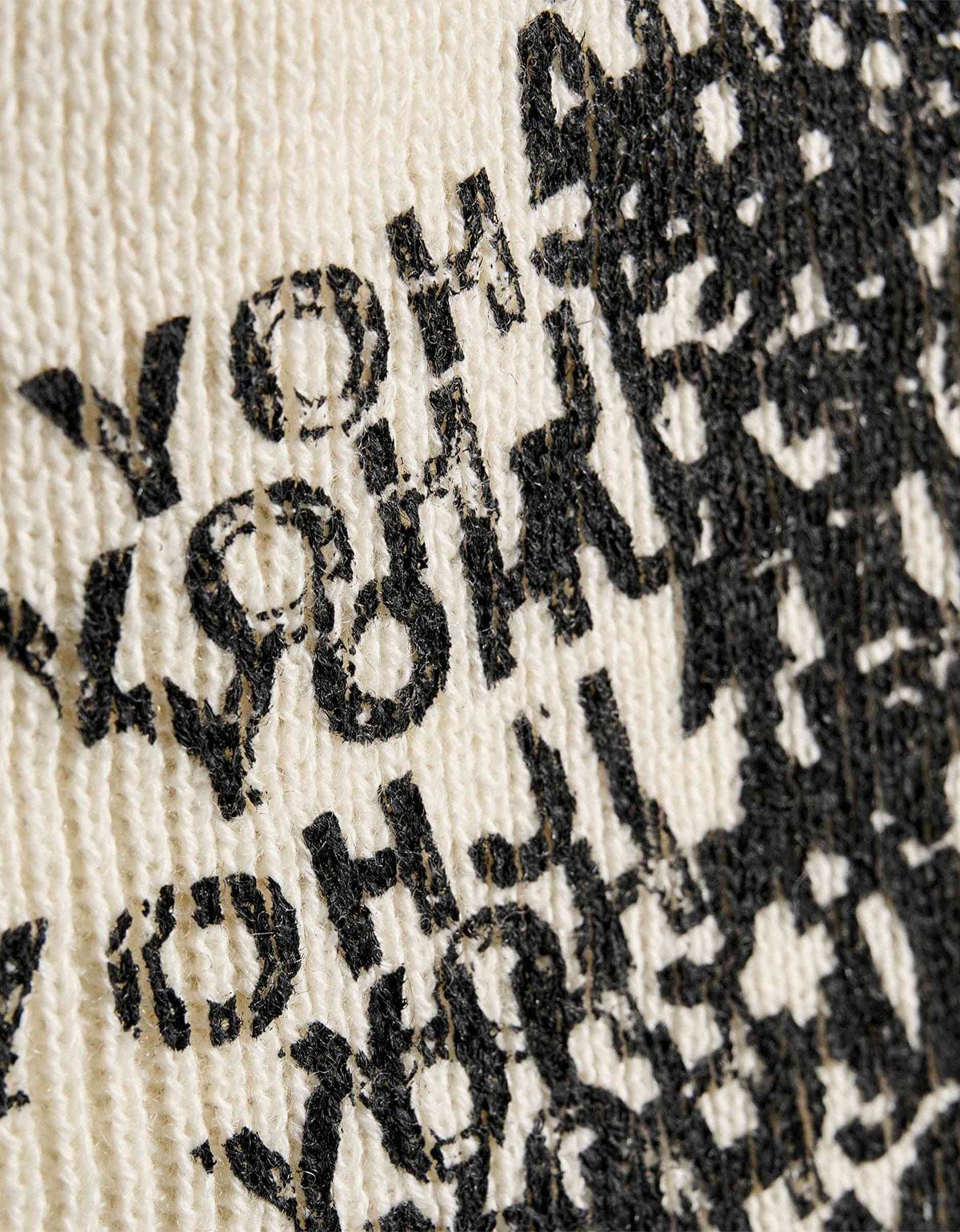 Y-3 White Graphic Beanie Hat KT3209