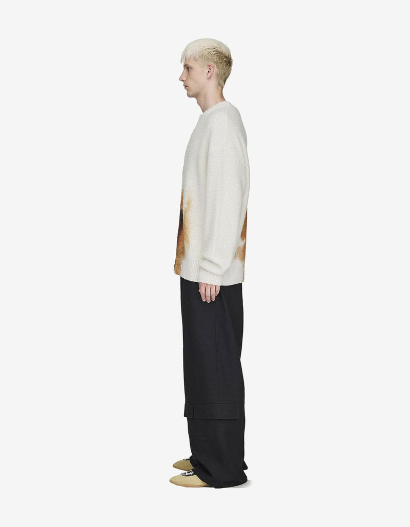 Y-3 White Graphic Sweater JX7332