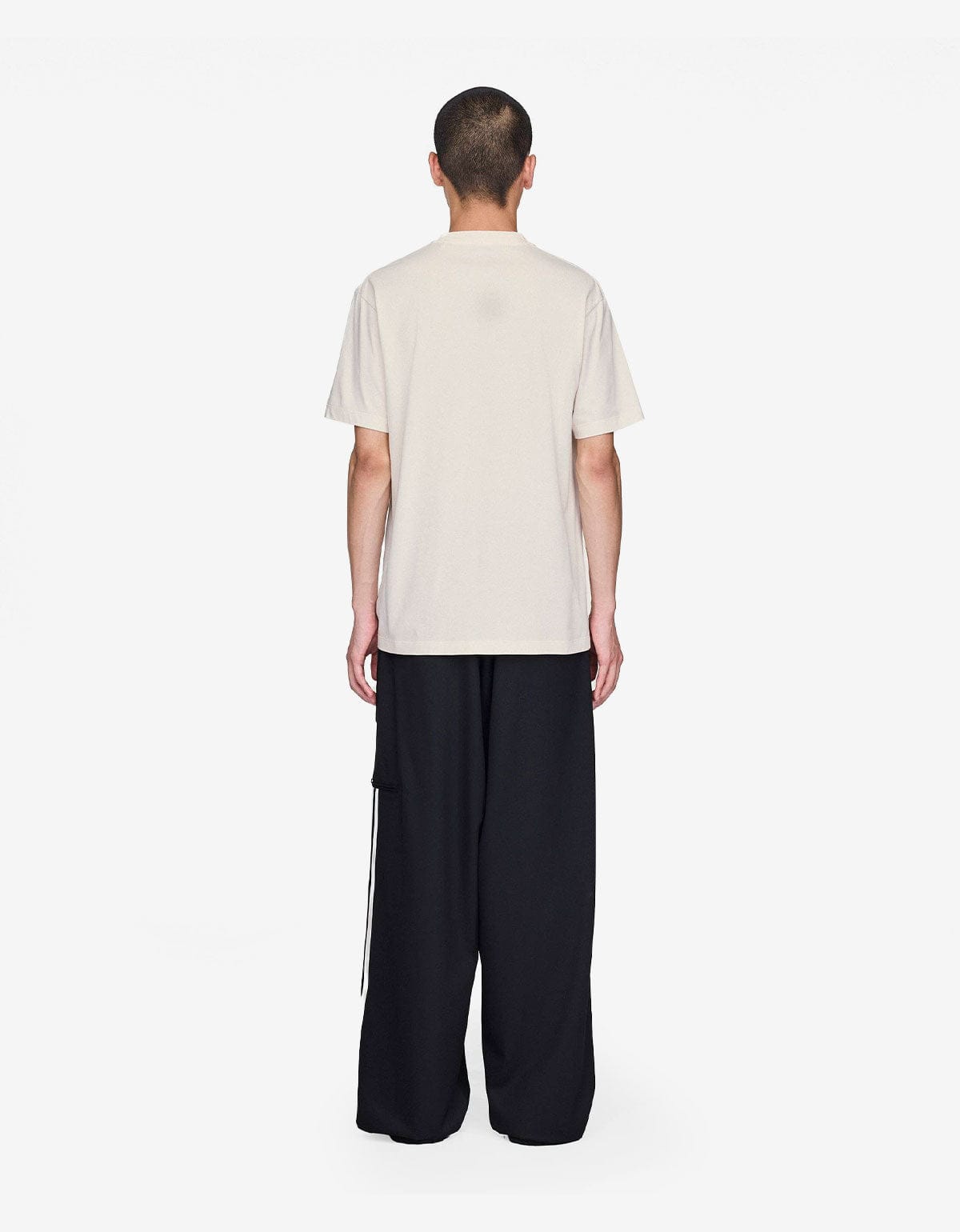 Y-3 White Logo Regular T-Shirt KQ9782