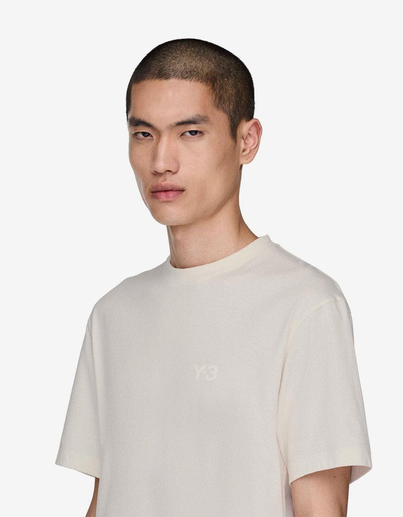 Y-3 White Logo Regular T-Shirt KQ9782