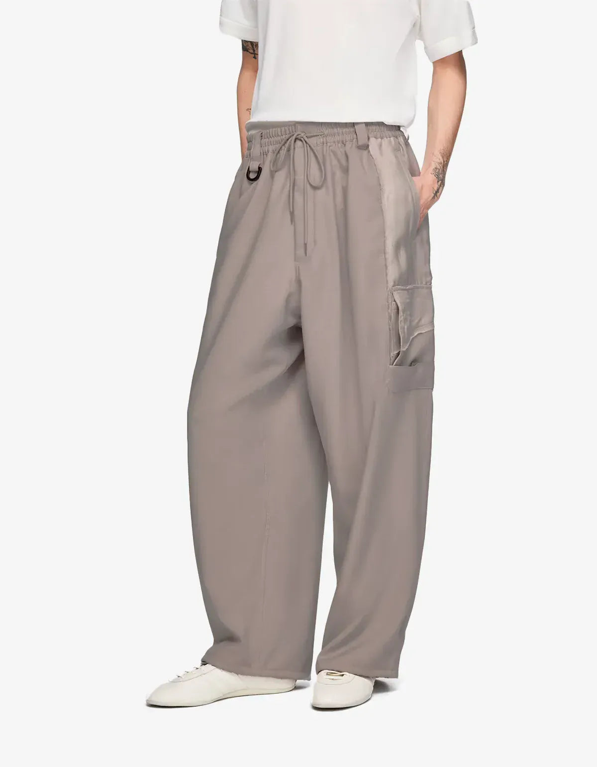 Y-3 Brown Sport Uniform Straight Trousers KS7645