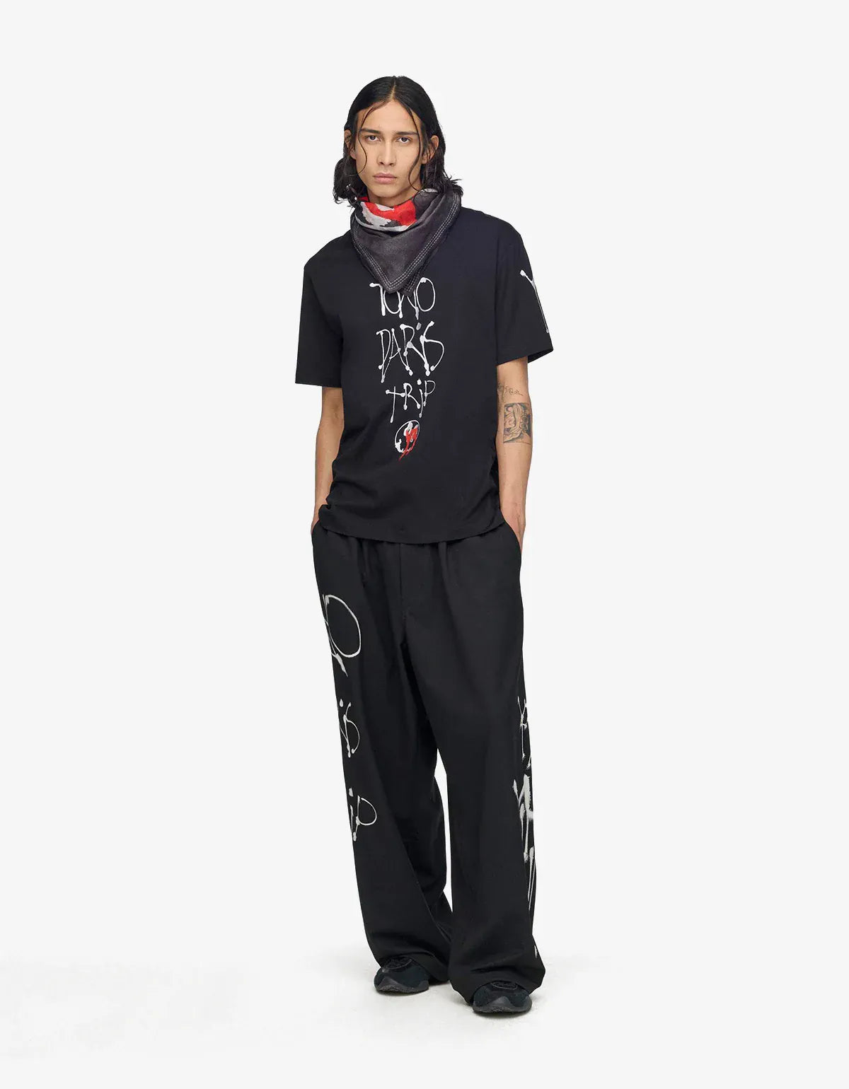 Y-3 Black Chito City Graphic T-Shirt KR1067