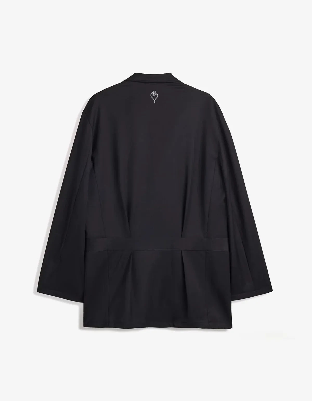 Y-3 Black Chito City Graphic Wool Blazer Jacket KY2725