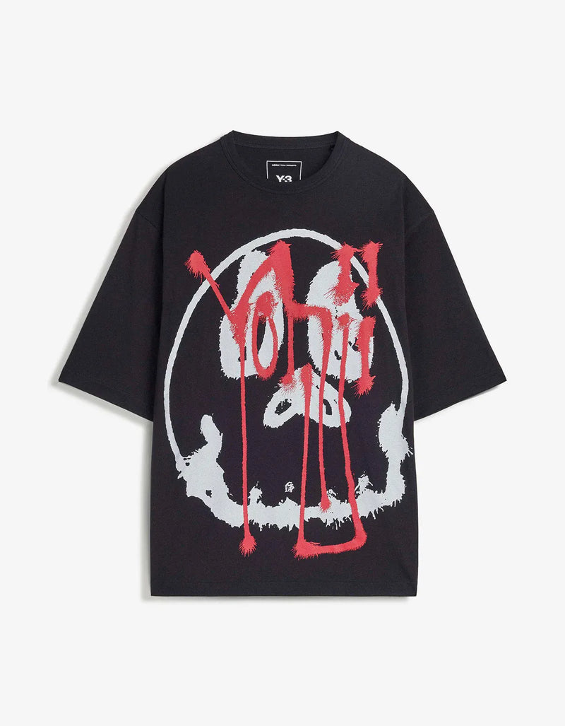 Y-3 Black Chito Graphic T-Shirt KR1062