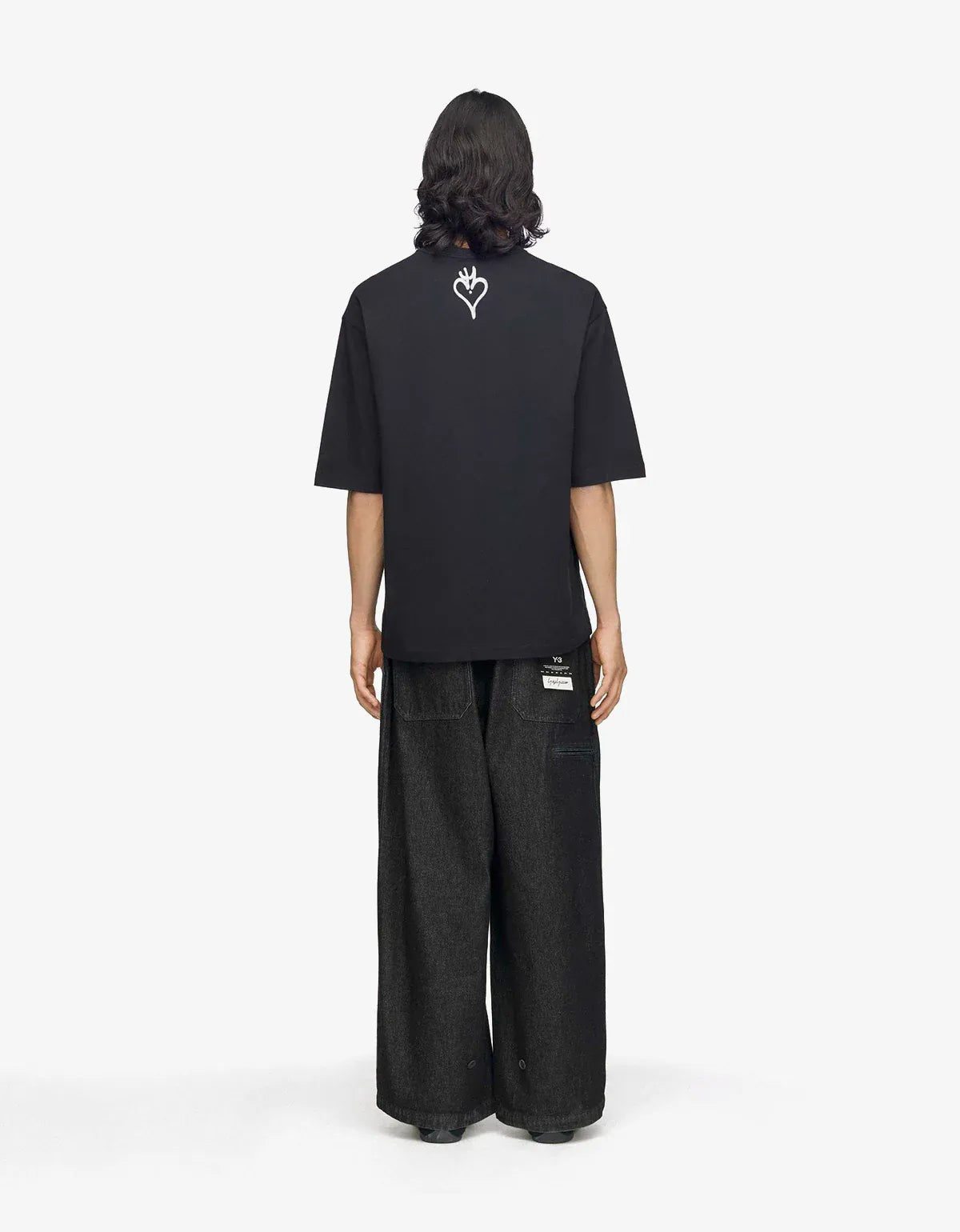 Y-3 Black Chito Graphic T-Shirt KR1062