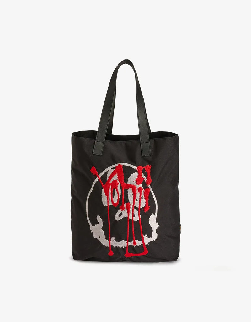 Y-3 Black Chito Graphic Tote Bag KW9632