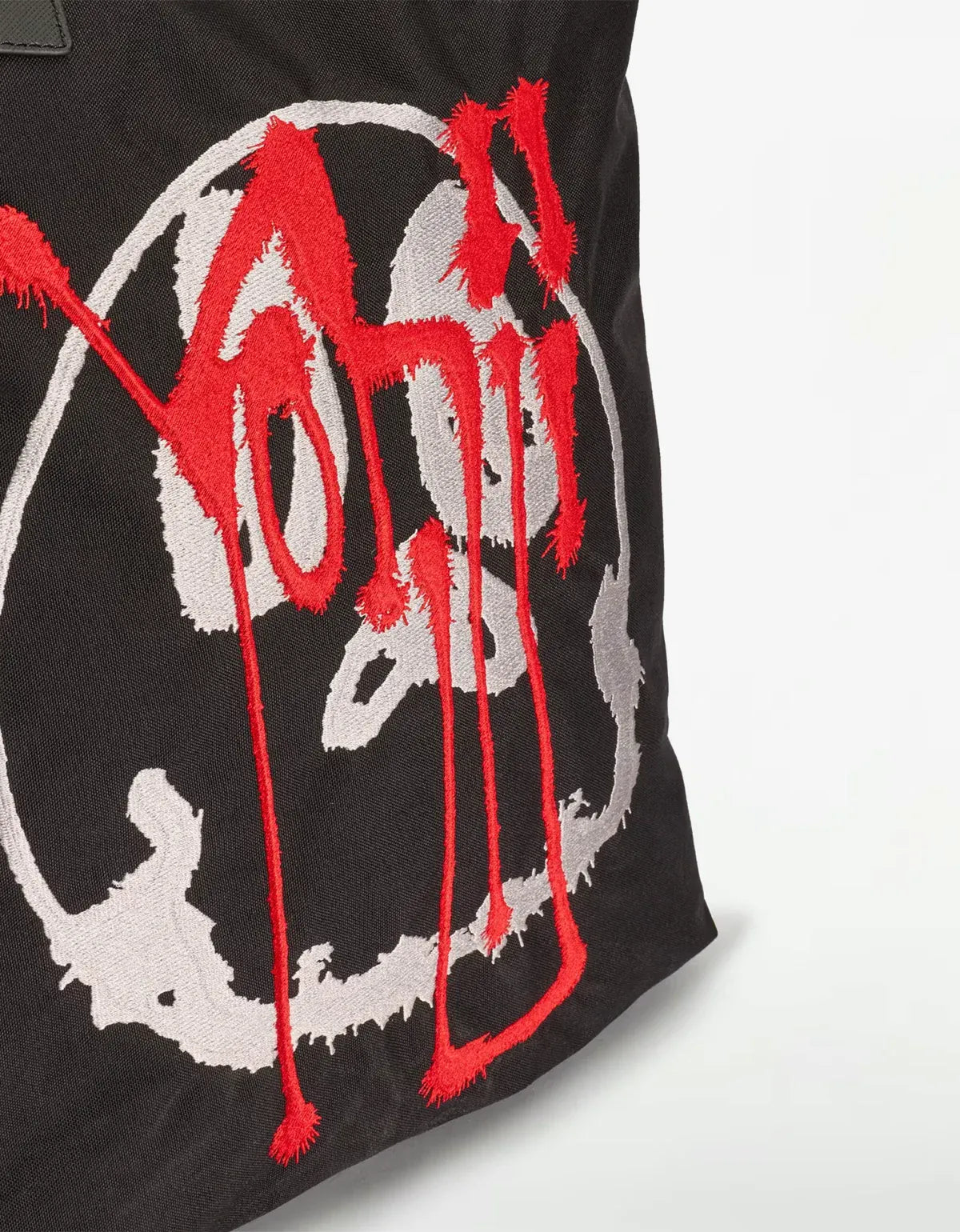 Y-3 Black Chito Graphic Tote Bag KW9632