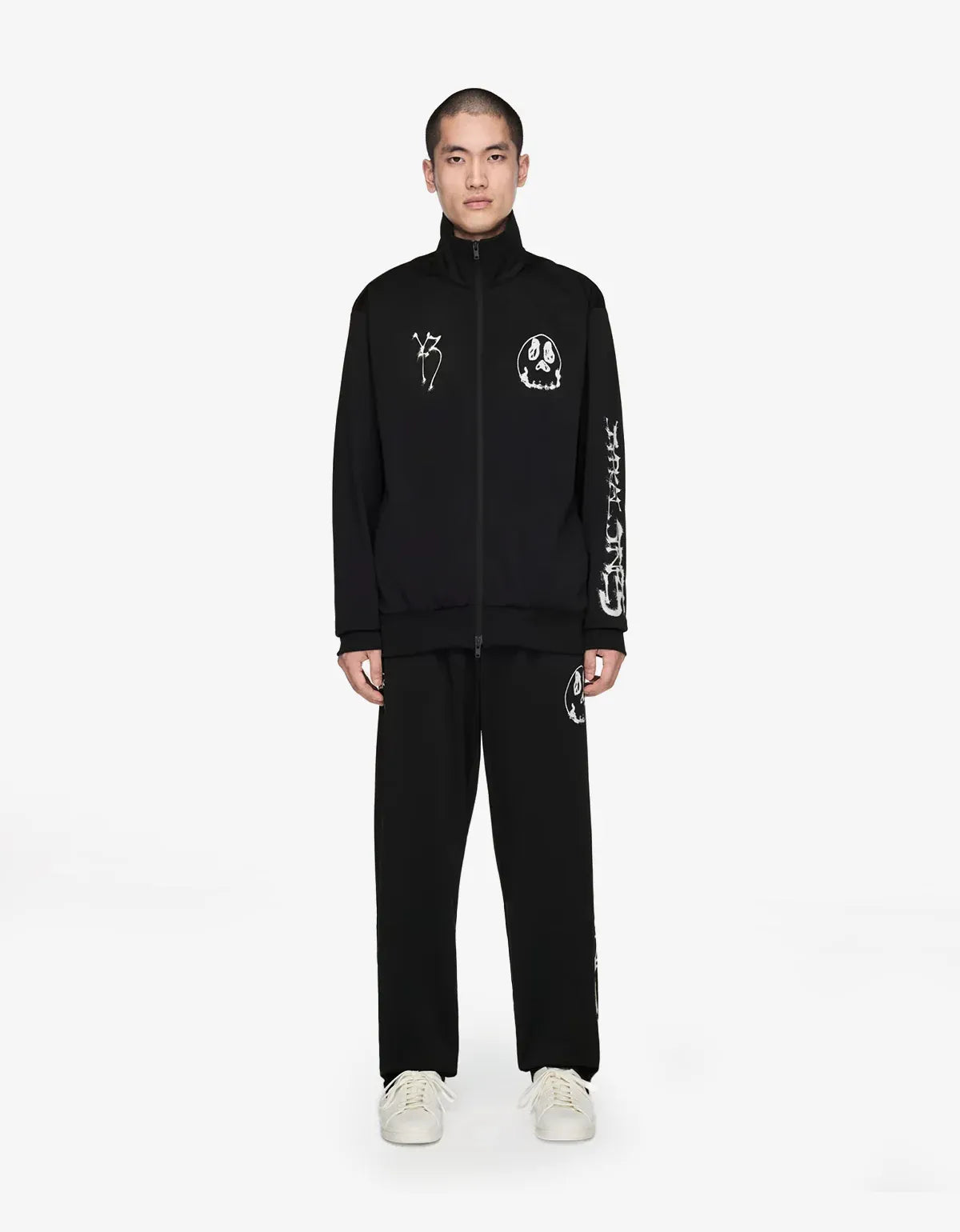 Y-3 Black Chito Graphic Track Pants KY7506