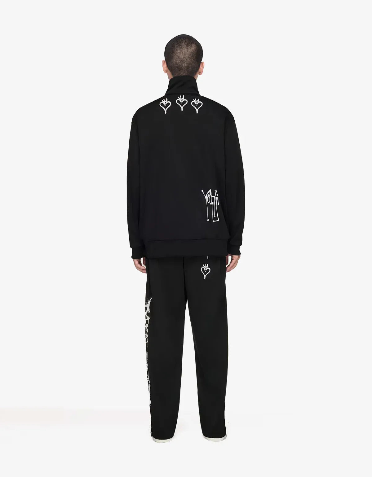 Y-3 Black Chito Graphic Track Pants KY7506