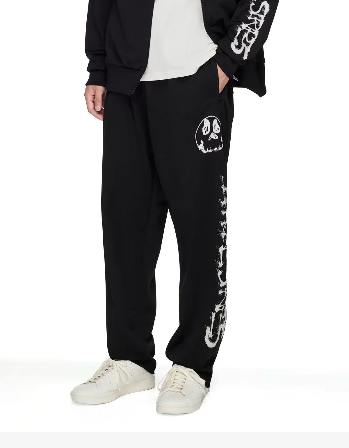 Y-3 Black Chito Graphic Track Pants KY7506