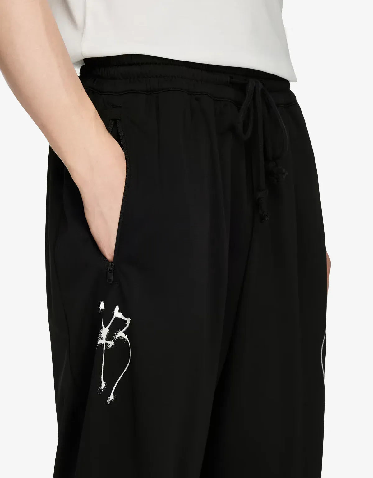 Y-3 Black Chito Graphic Track Pants KY7506