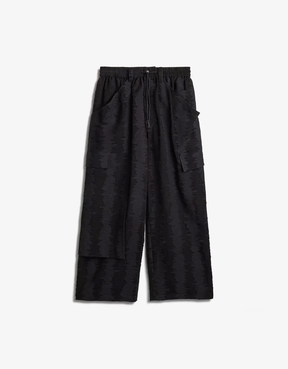 Y-3 Black Deco Stitch Cargo Pants KW7046