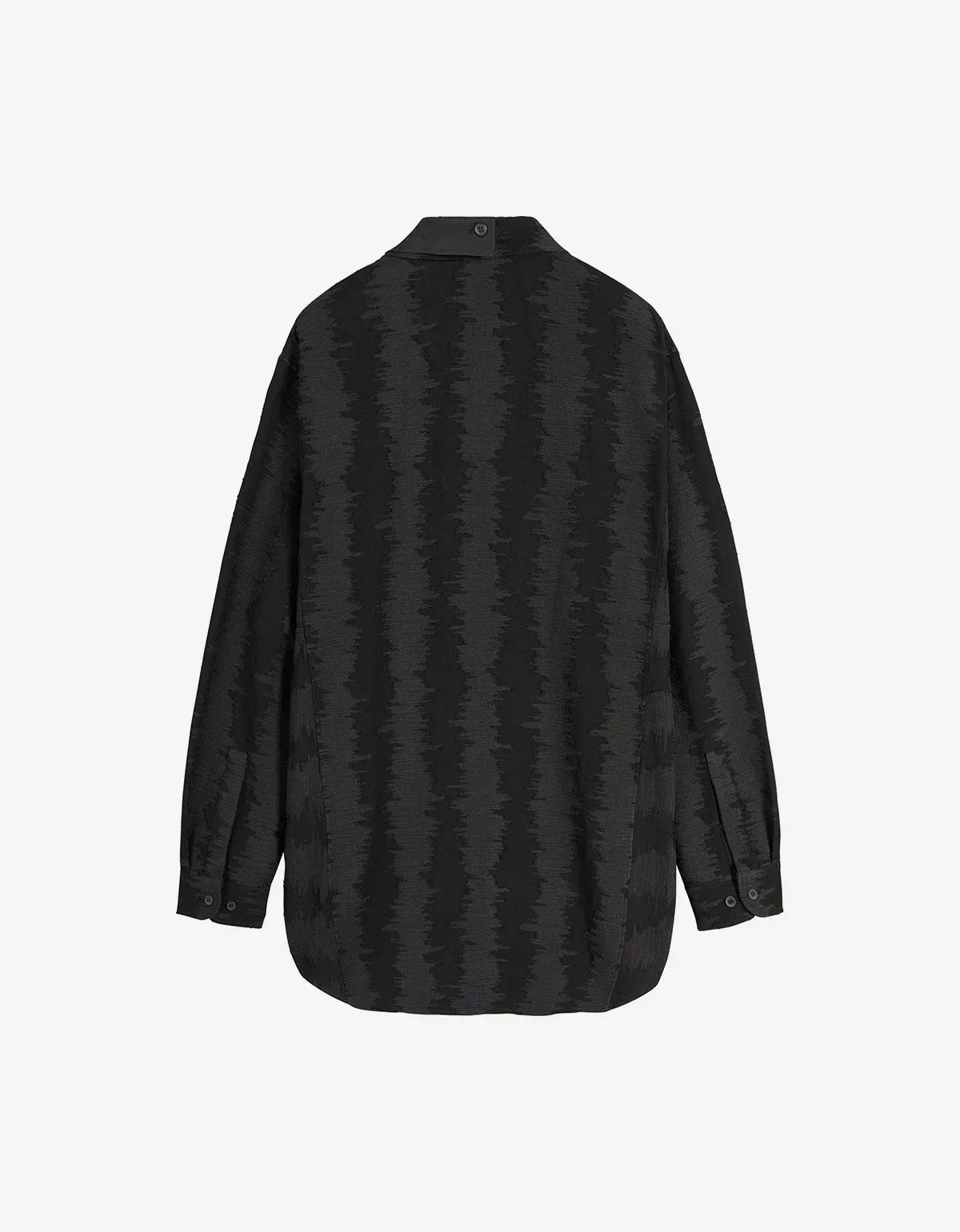  Y-3 Black Deco Stitch Long Sleeve Shirt KQ8562
