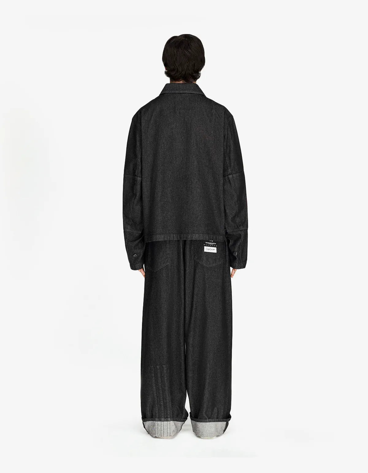 Y-3 Black Denim Blouson Jacket KS3892