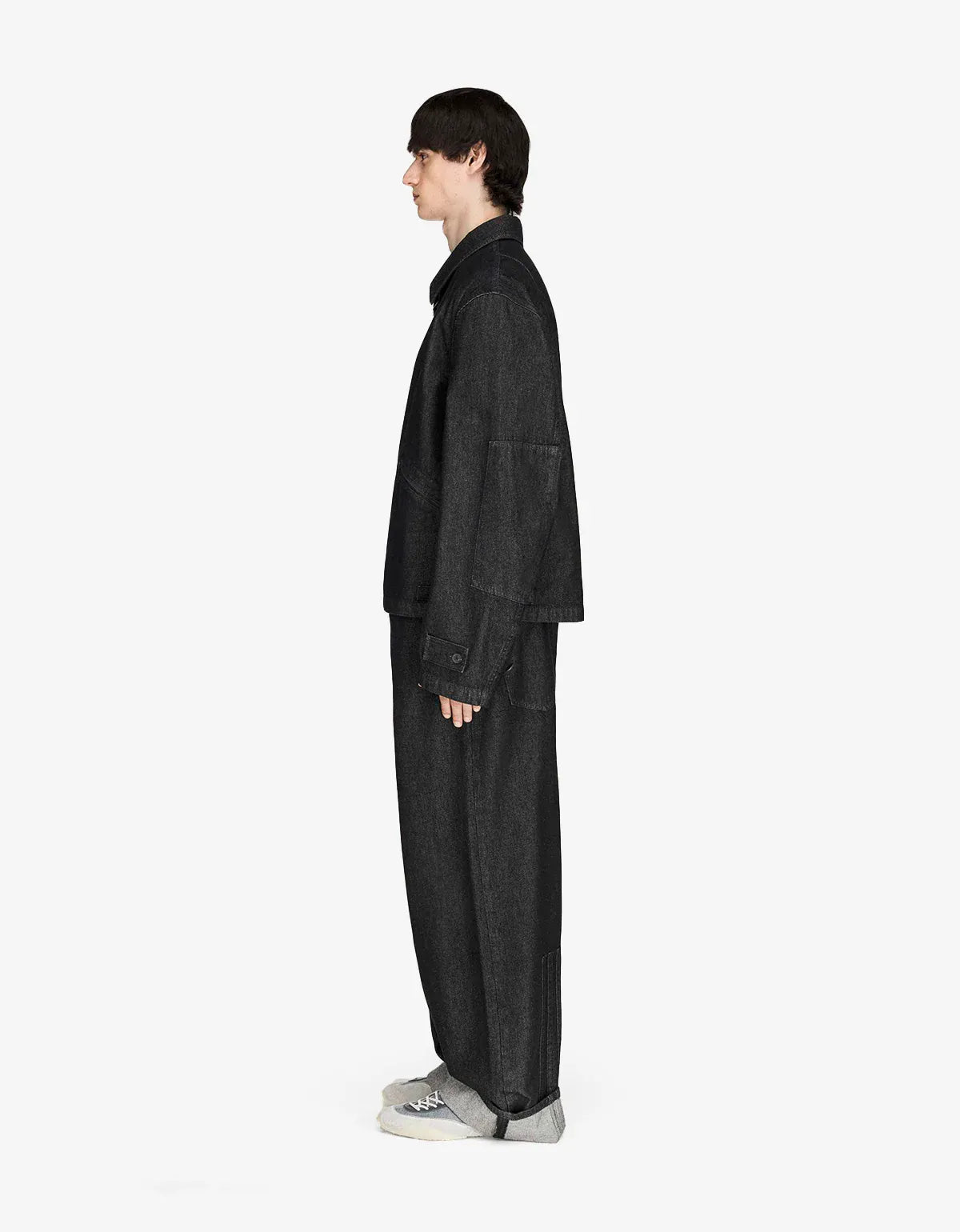 Y-3 Black Denim Blouson Jacket KS3892