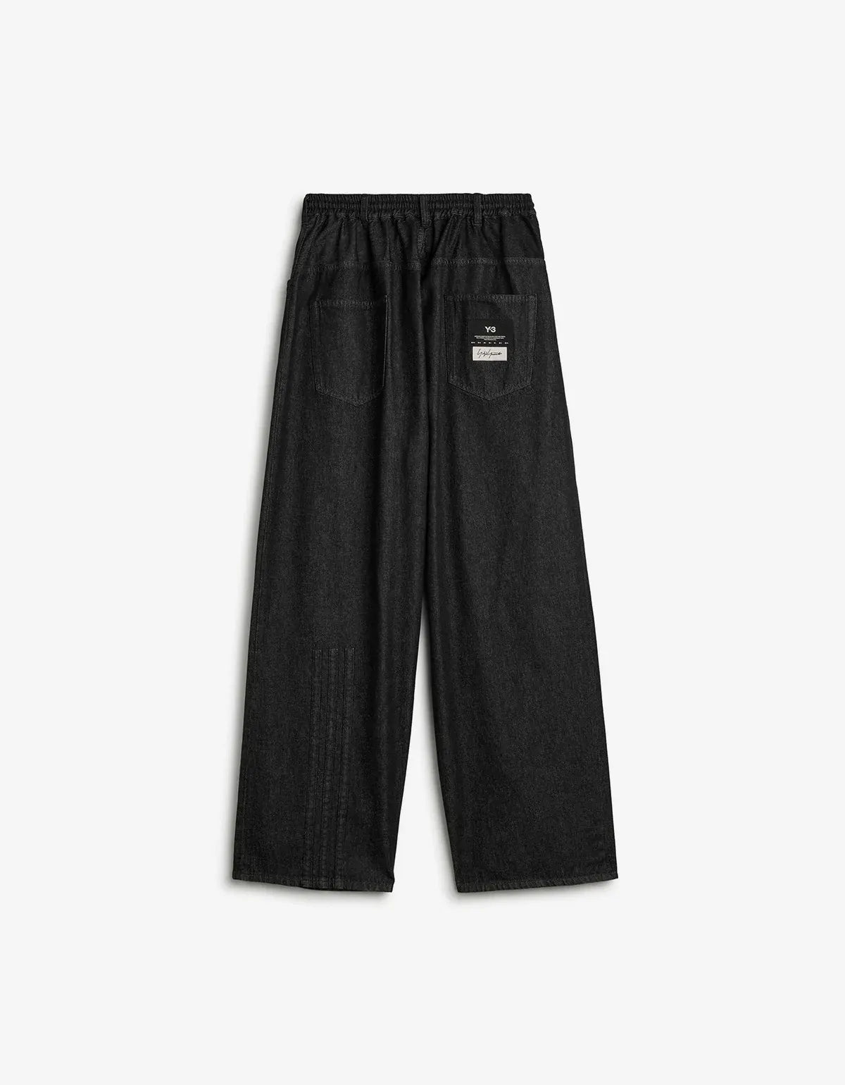 Y-3 Black Denim Trousers KS3896