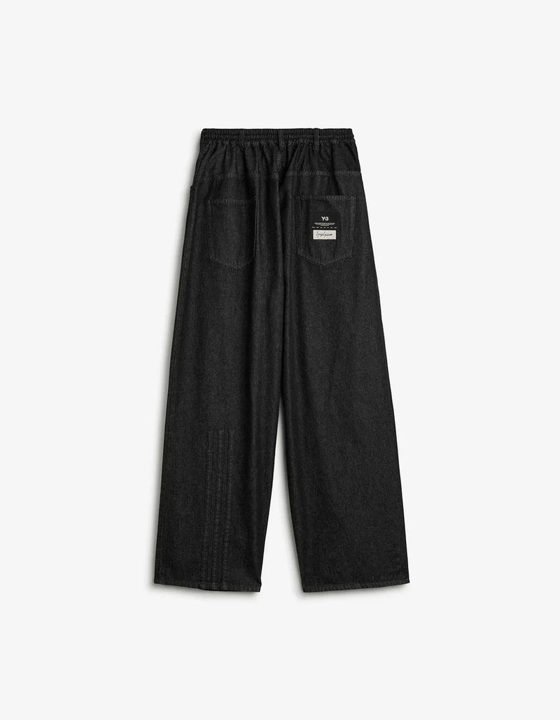 Y-3 Black Denim Trousers KS3896