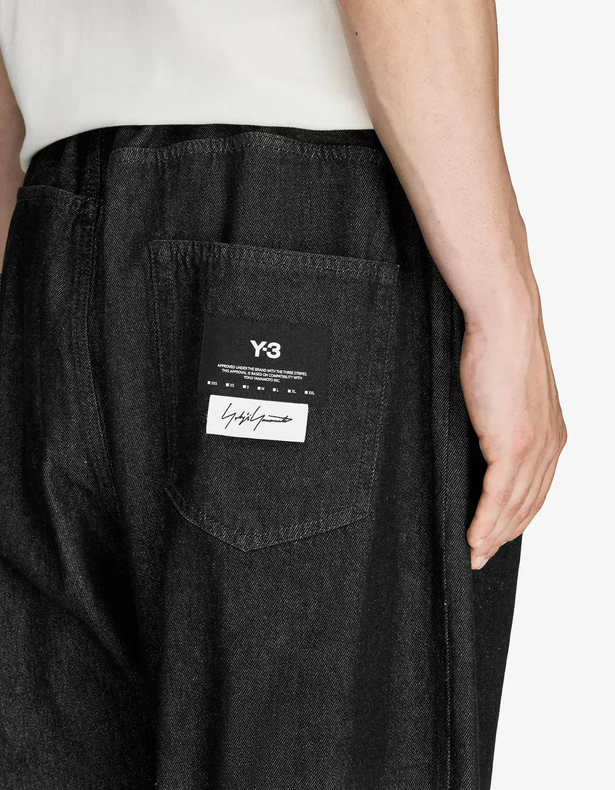 Y-3 Black Denim Trousers KS3896