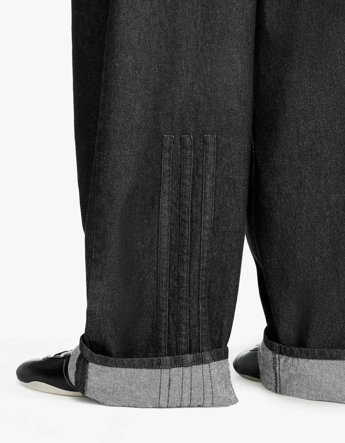 Y-3 Black Denim Trousers KS3896