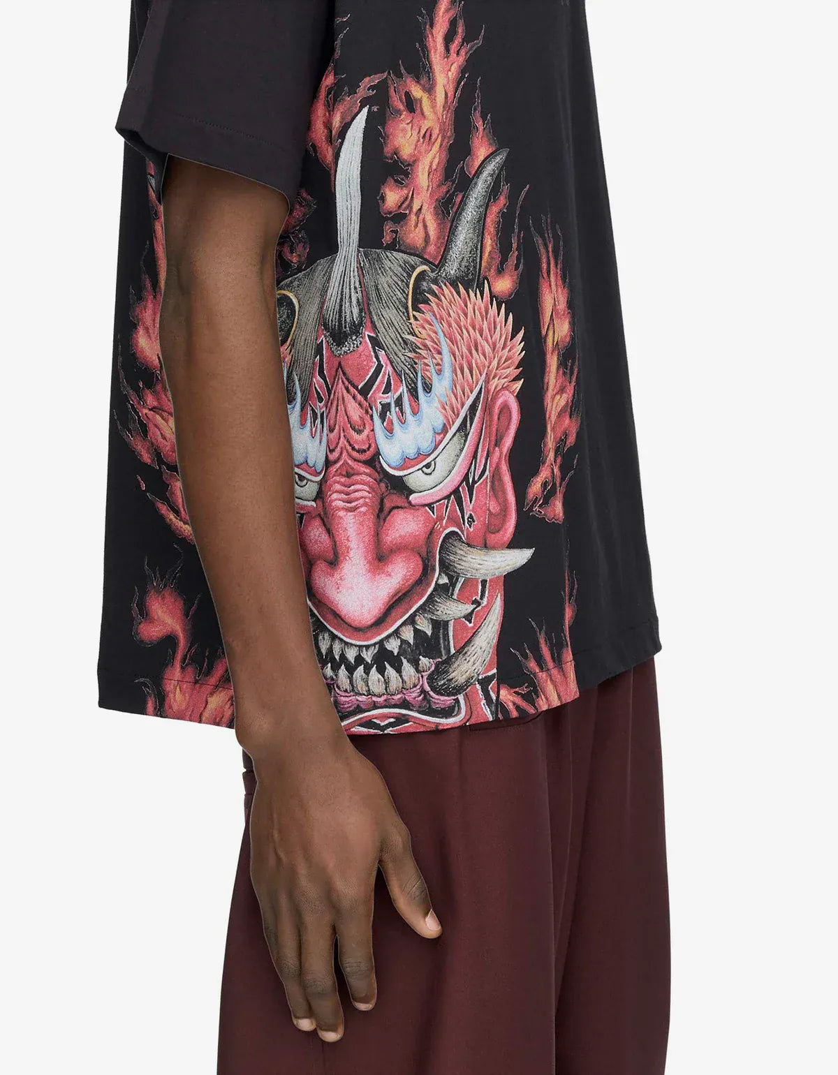 Y-3 Black Graphic Short Sleeve T-Shirt KQ8592