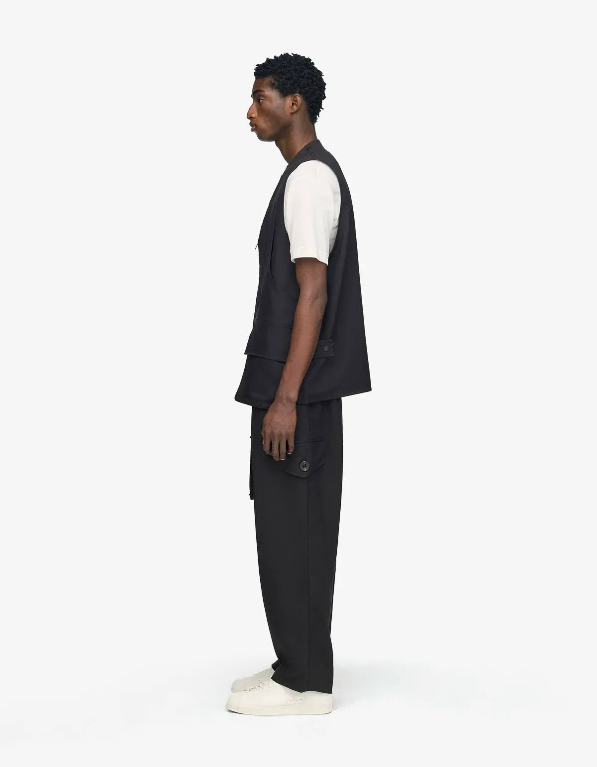 Y-3 Black Sport Uniform Pocket Vest KS1254