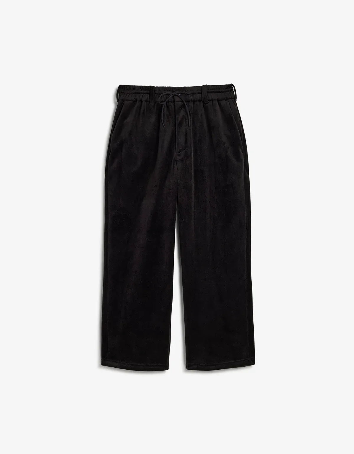 Y-3 Black Velvet Corduroy Track Pants KT1374