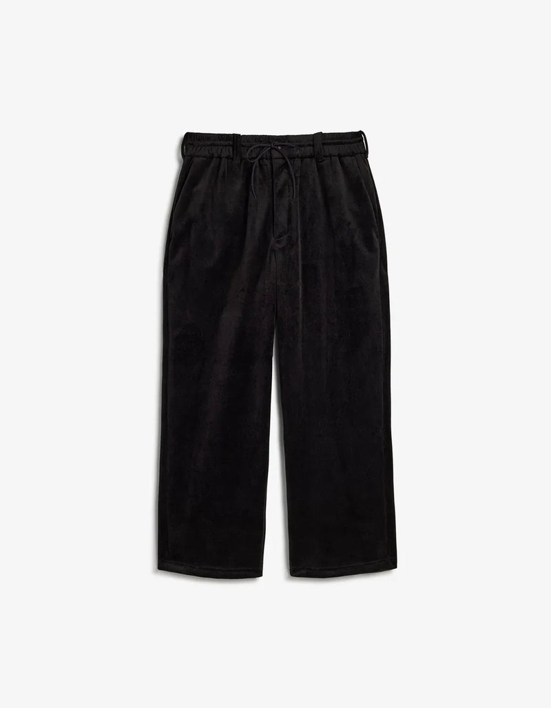 Y-3 Black Velvet Corduroy Track Pants KT1374