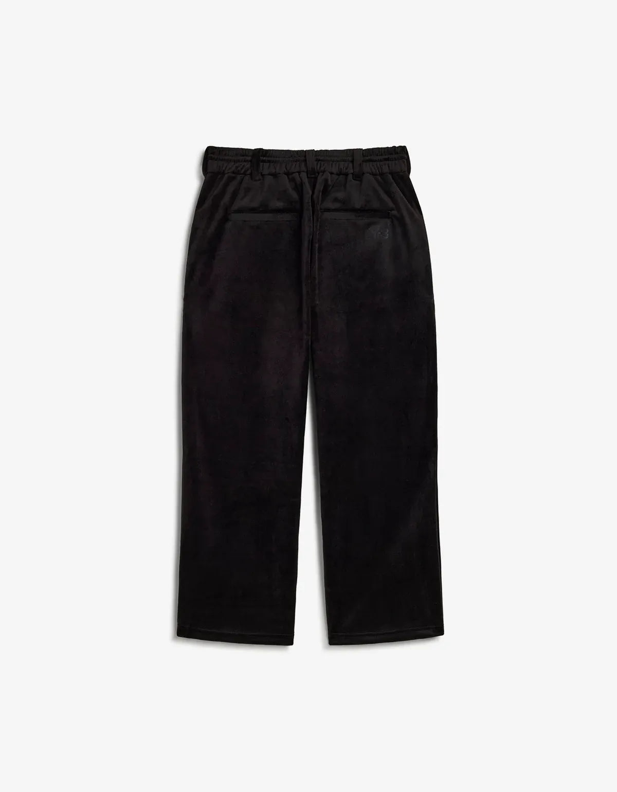 Y-3 Black Velvet Corduroy Track Pants KT1374