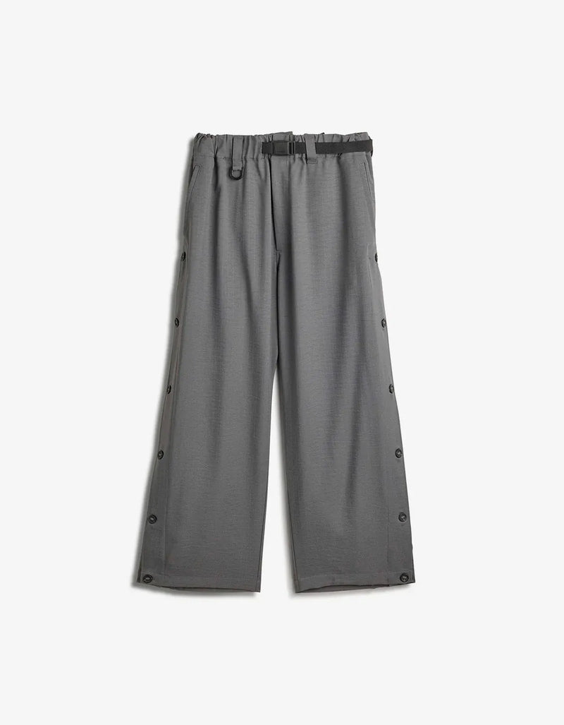 Y-3 Grey Sport Uniform Adaptive 3-Stripes Pants KT9759