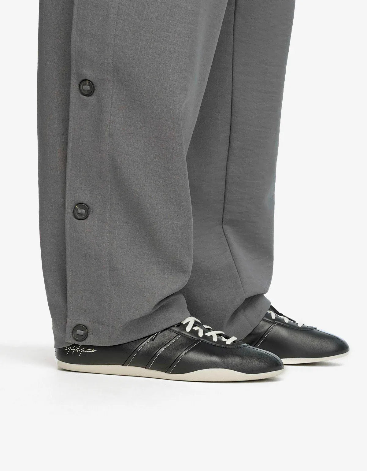 Y-3 Grey Sport Uniform Adaptive 3-Stripes Pants KT9759