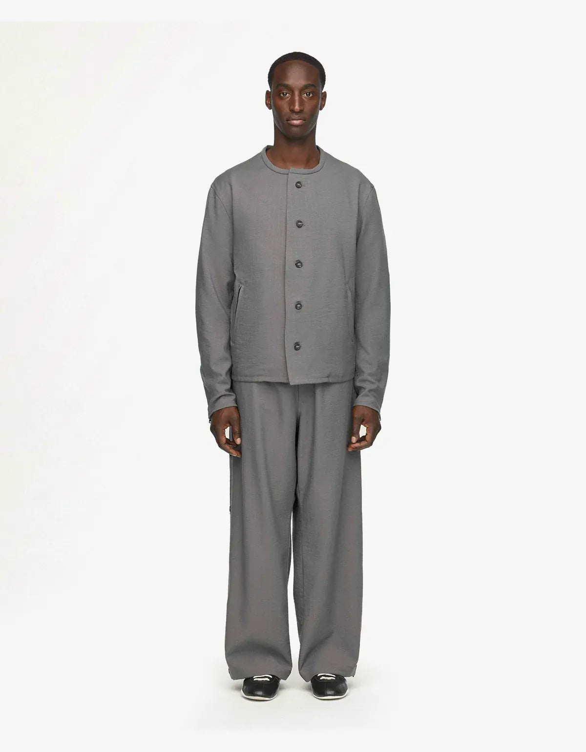 Y-3 Grey Sport Uniform Adaptive 3-Stripes Pants KT9759