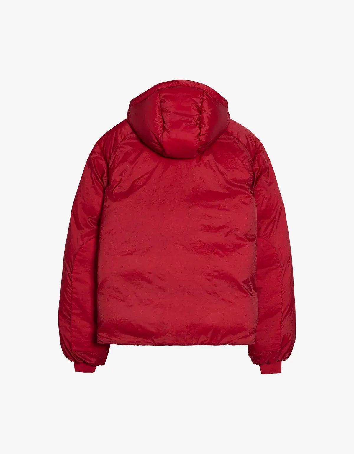 Y-3 Red Hooded Puffer Jacket KU2190