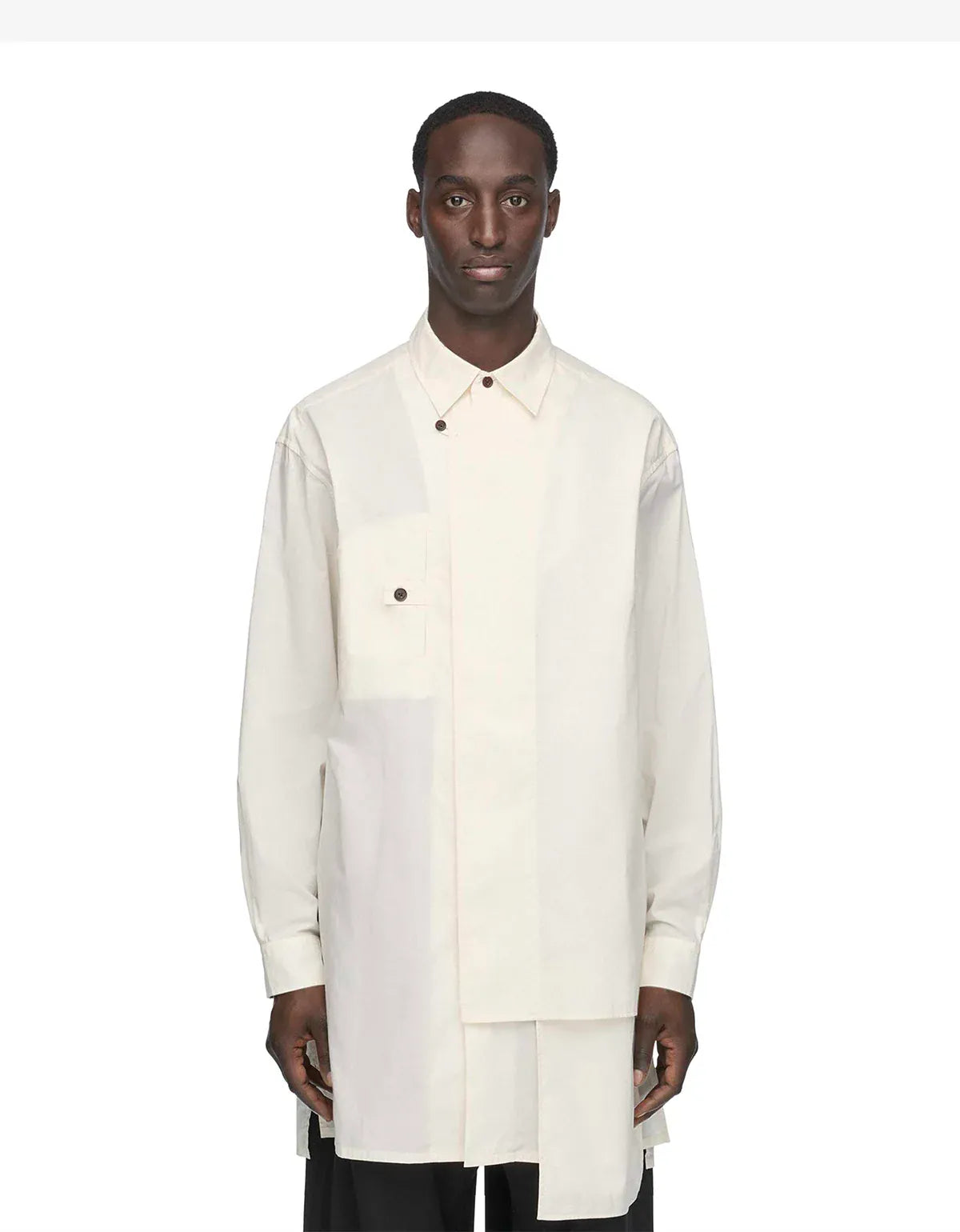 Y-3 White Adaptive Cotton Shirt KU2191