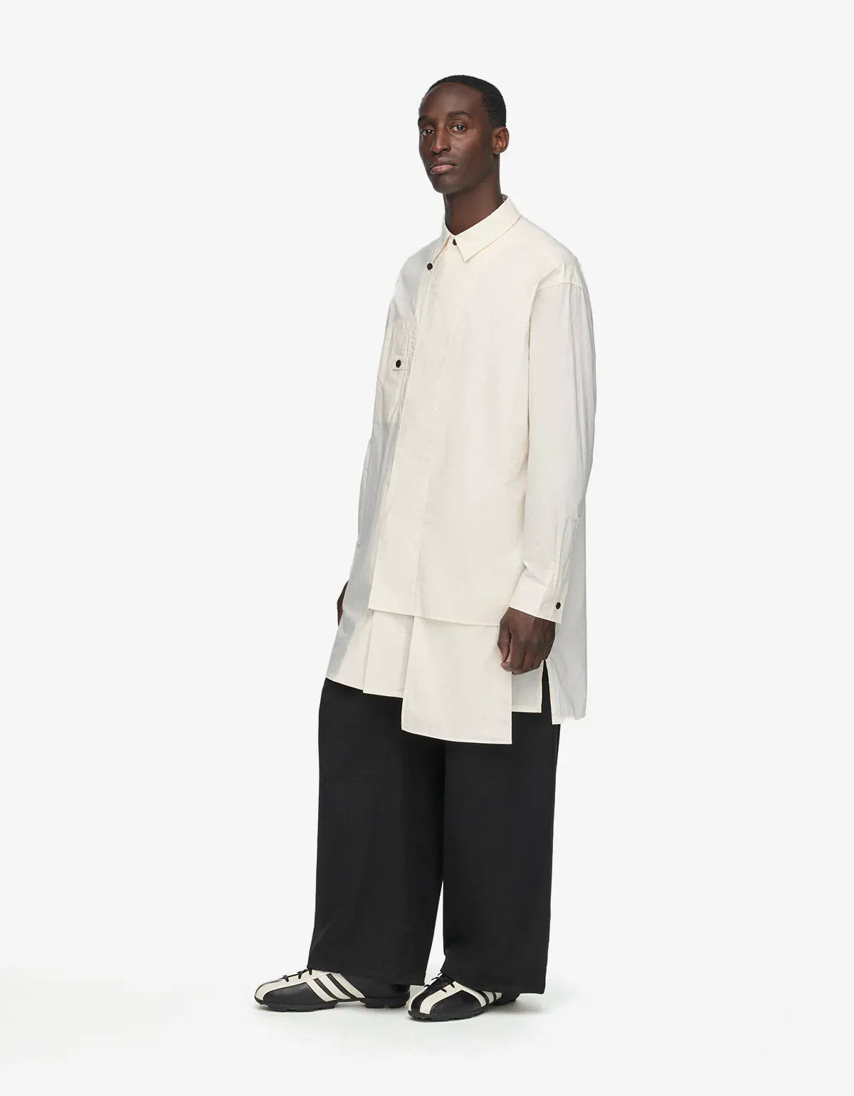 Y-3 White Adaptive Cotton Shirt KU2191