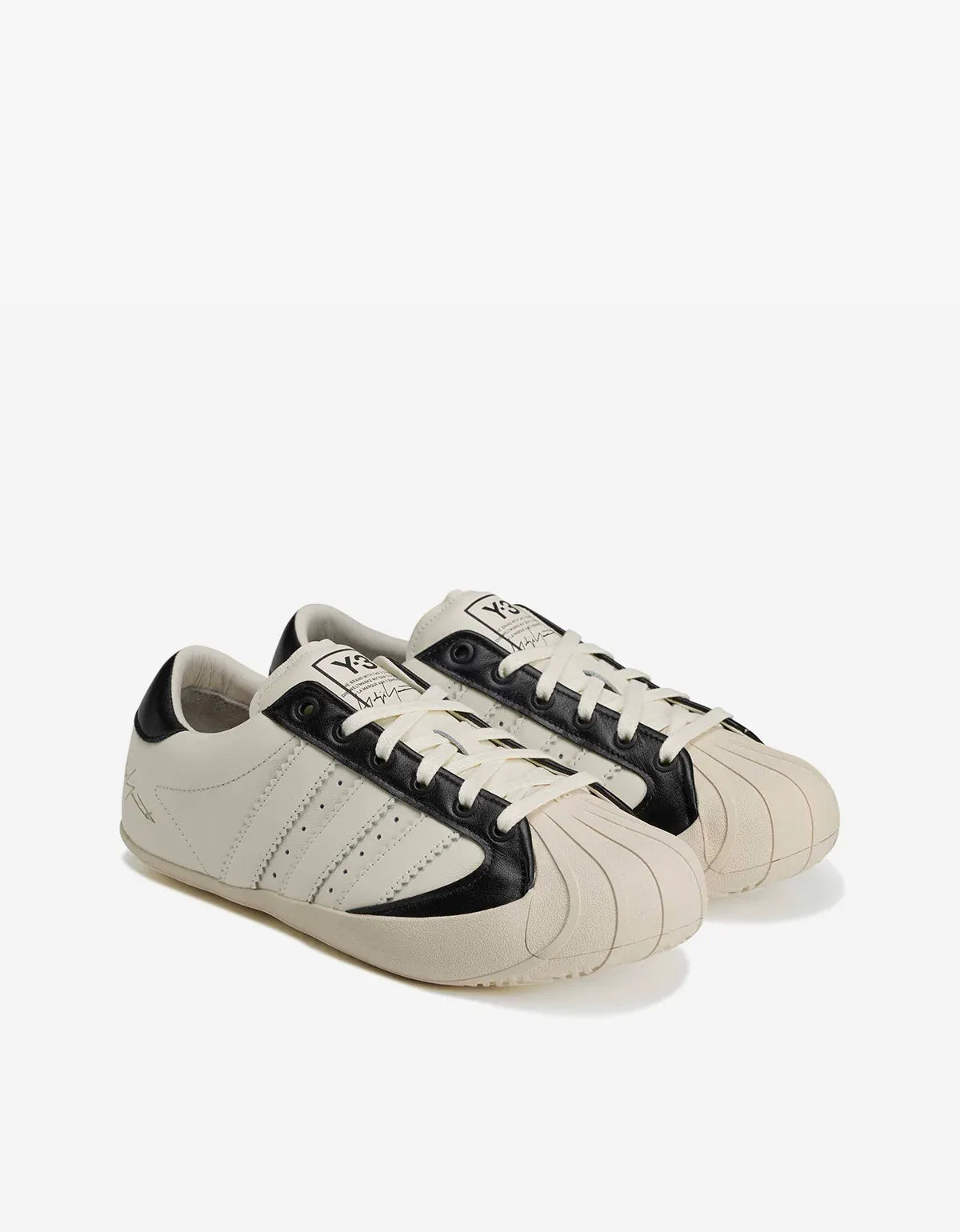 Y-3 White Superstar 3G Trainers KI7781