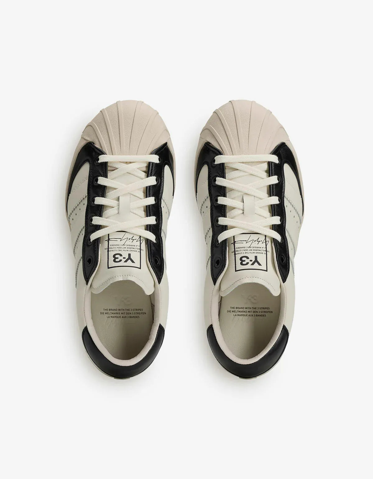 Y-3 White Superstar 3G Trainers KI7781