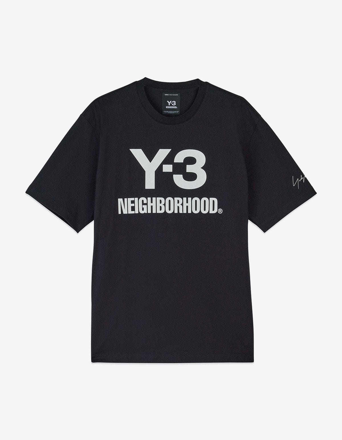 Y3 NBHD Black Logo T-Shirt JW6999
