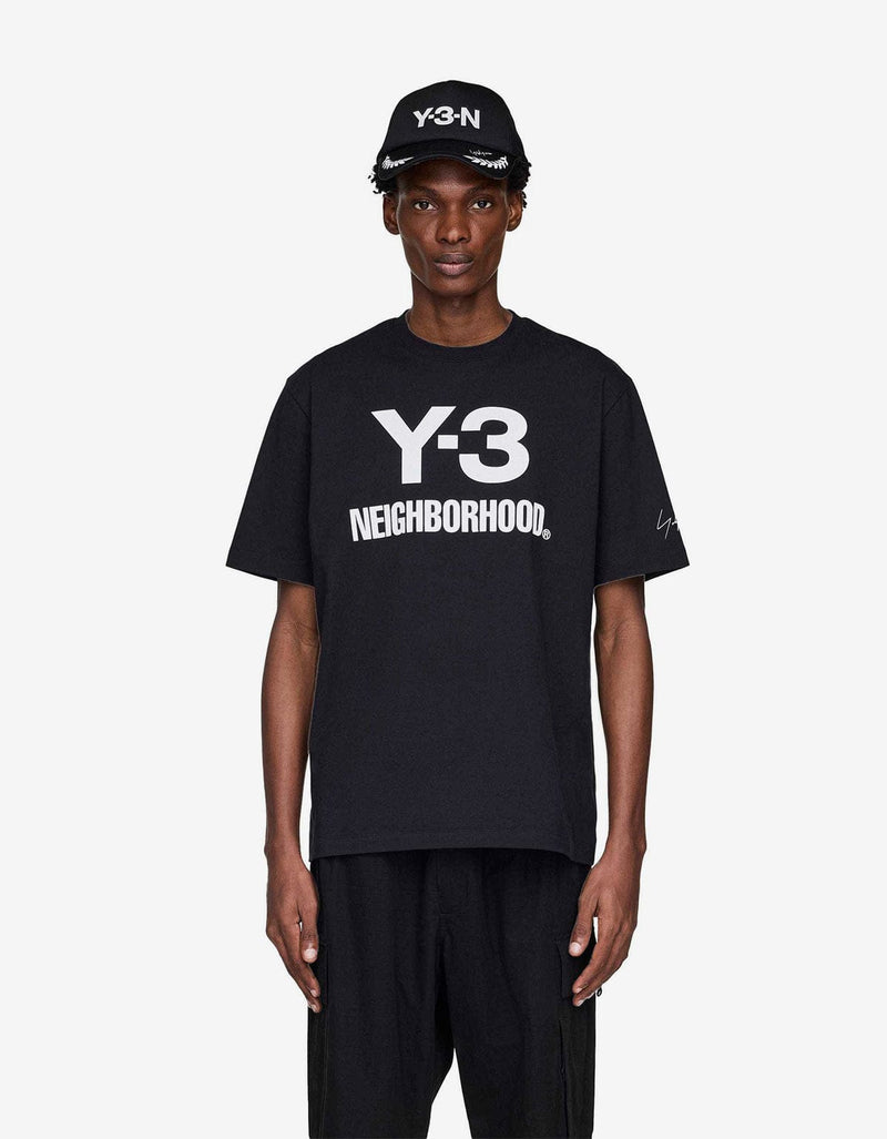 Y3 NBHD Black Logo T-Shirt JW6999