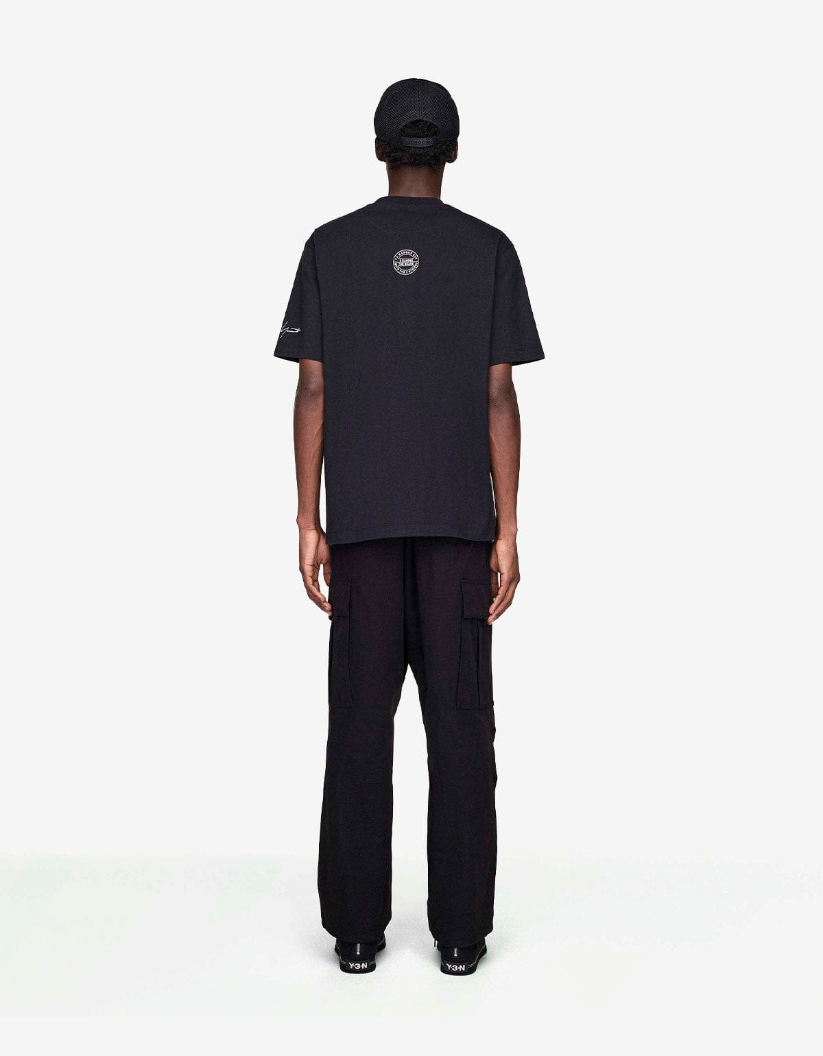 Y3 NBHD Black Logo T-Shirt JW6999