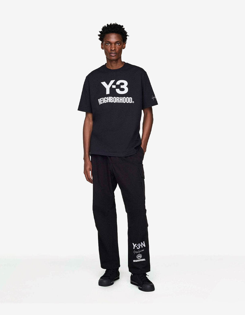Y3 NBHD Black Logo T-Shirt JW6999