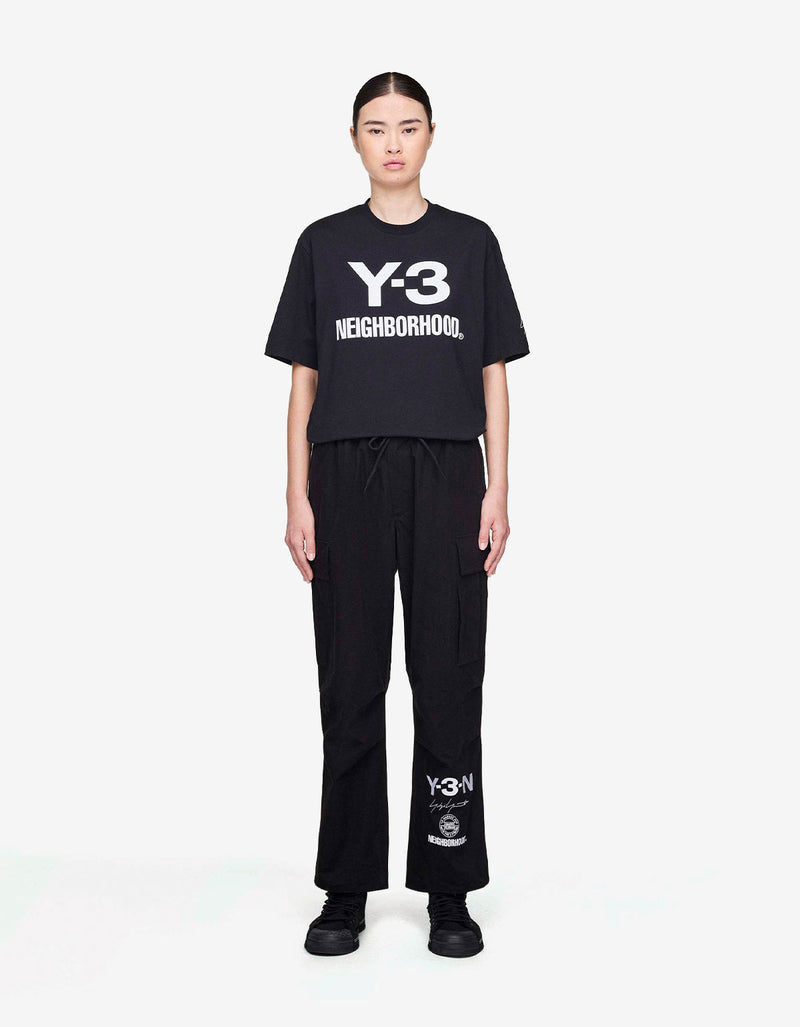 Y3 NBHD Black Logo T-Shirt JW6999