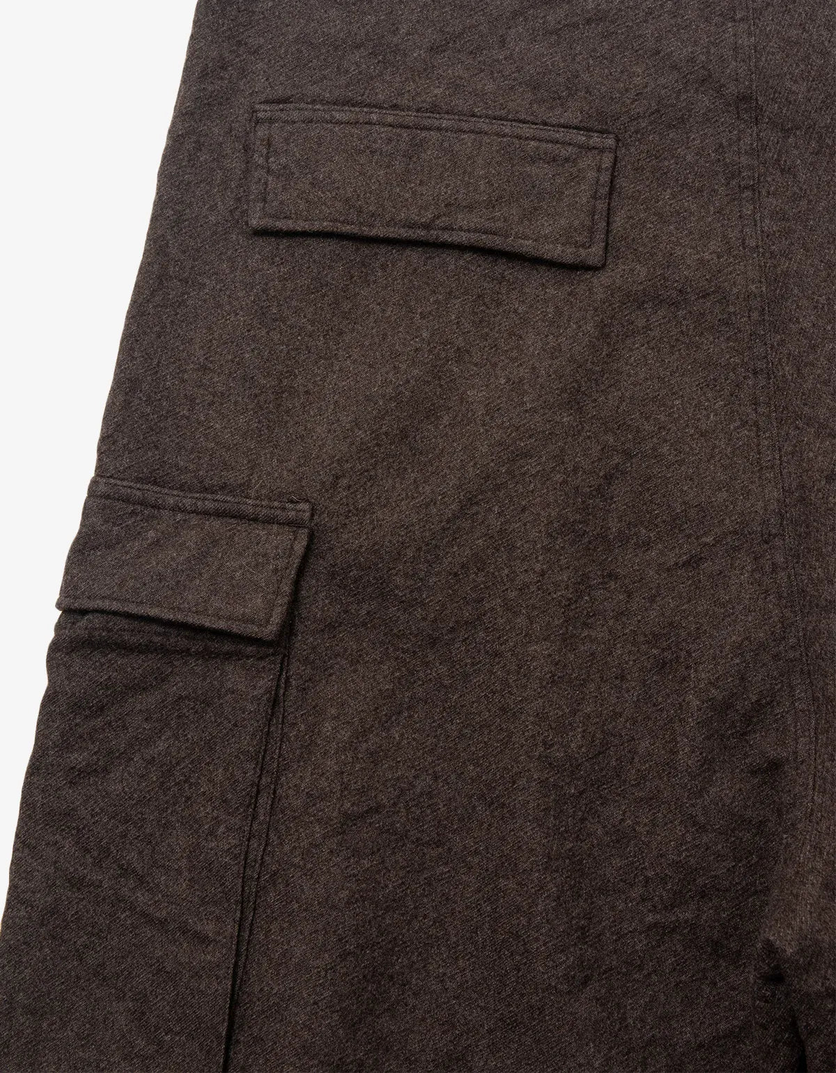 Y's Yohji Yamamoto Brown Light Wool Cargo Pants MU-P10-110-2