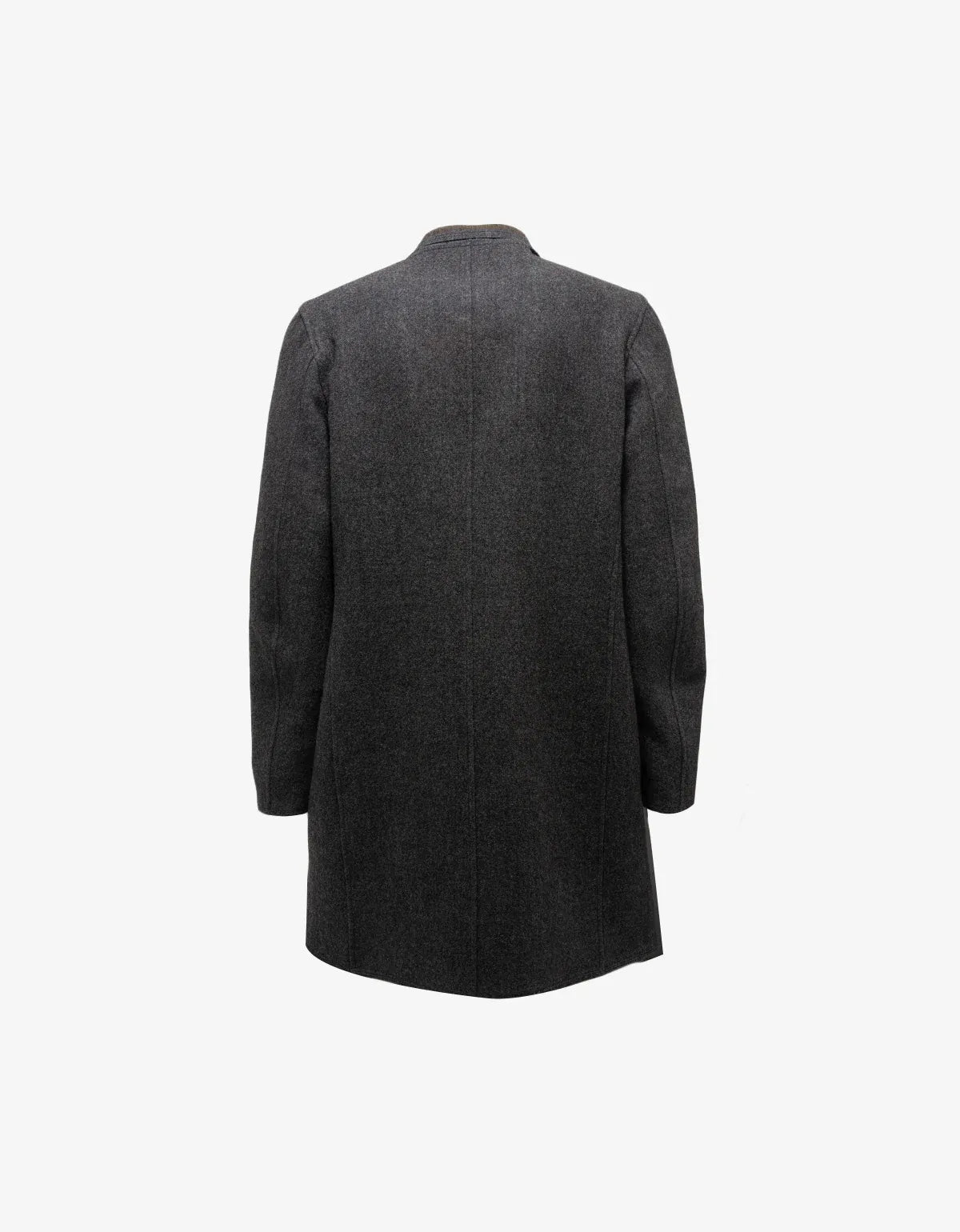 Y's Yohji Yamamoto Grey Wool Overcoat MJ-J07-103